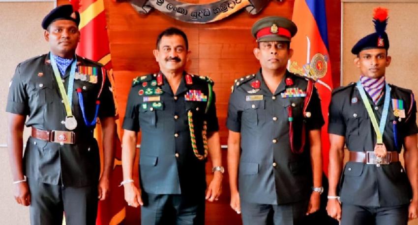 Army Chief Hails ‘Commonwealth Games’ winners; Yupun Abeykoon to be promoted